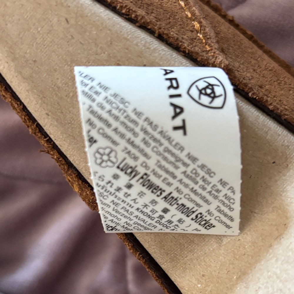 Ariat womens Brown Sunflower Moccasins - Picture 4 of 6
